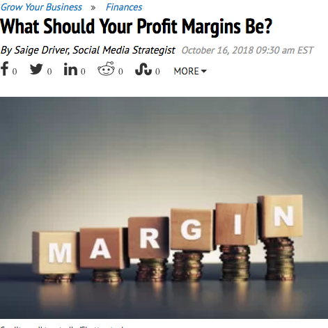 What Should Your Profit Margins Be?