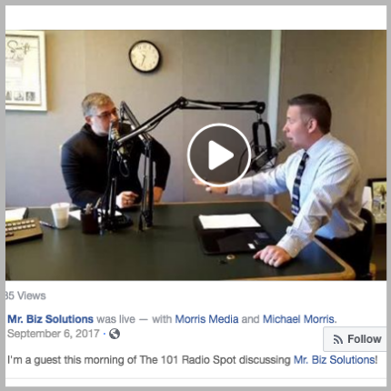 Morris Media "What is Mr. Biz Solutions?" Podcast